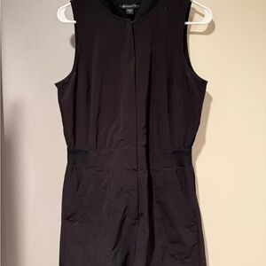 Athleta Black Sleeveless Jumpsuit